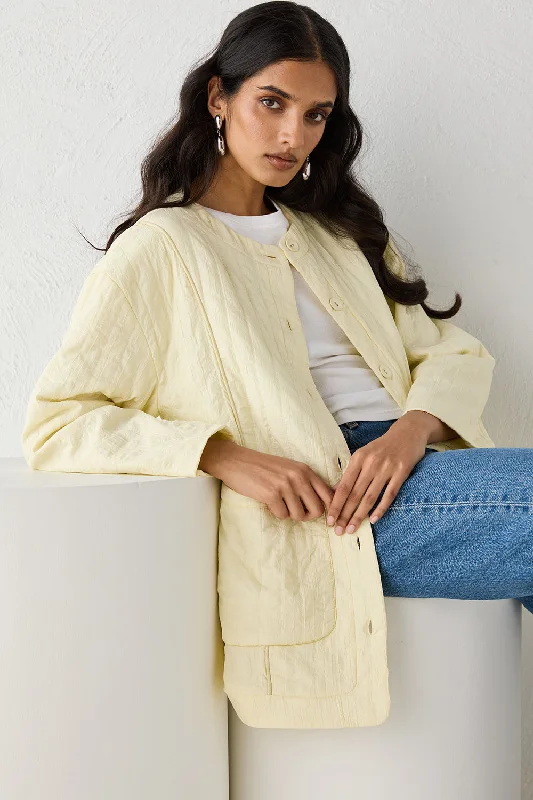 Mona Jacket Butter Luxurious Women's High -  end