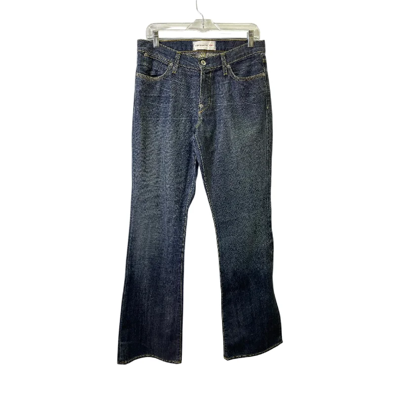 Jeans Flared By Paper Denim Cloth In Blue, Size:12 Compression