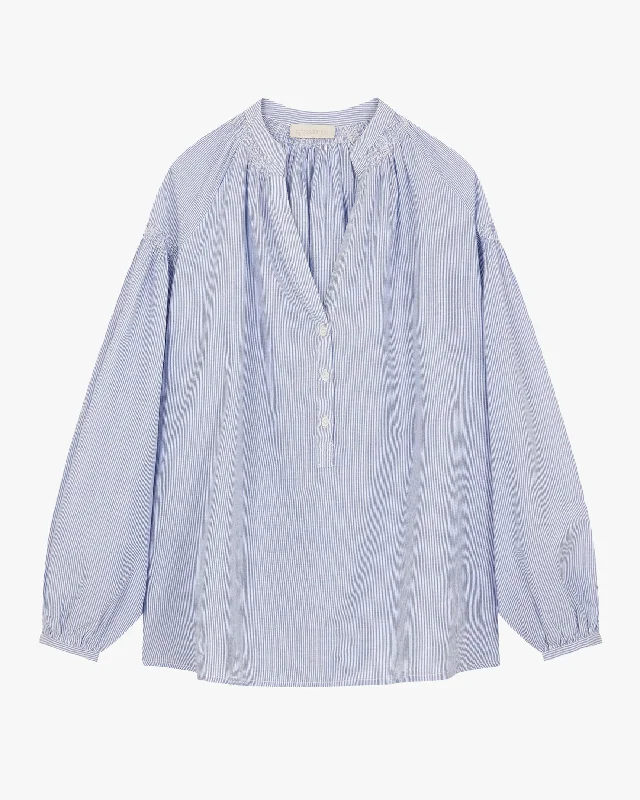 Nipoa Striped Blouse Laid - back Women's Vibe