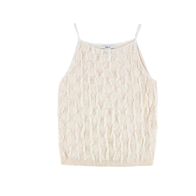 Bar Iii Womens Textured Knit Blouse Refined Women's Hand - crafted