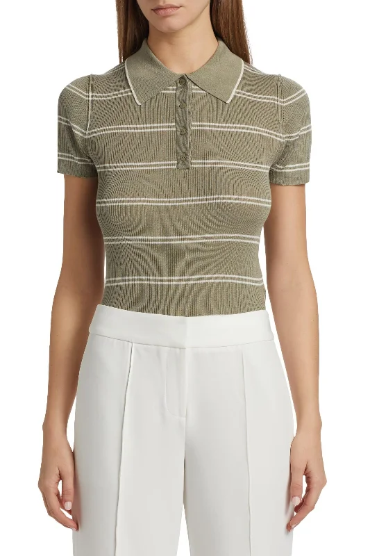 Matty Silk & Cashmere Polo Sleek Women's 