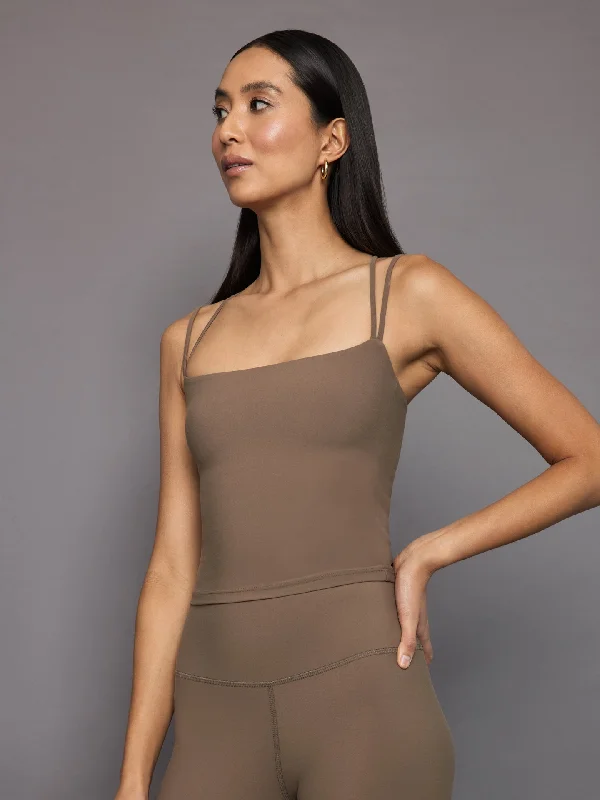 Strappy Tank in Melt - Caribou Monochromatic Office Style