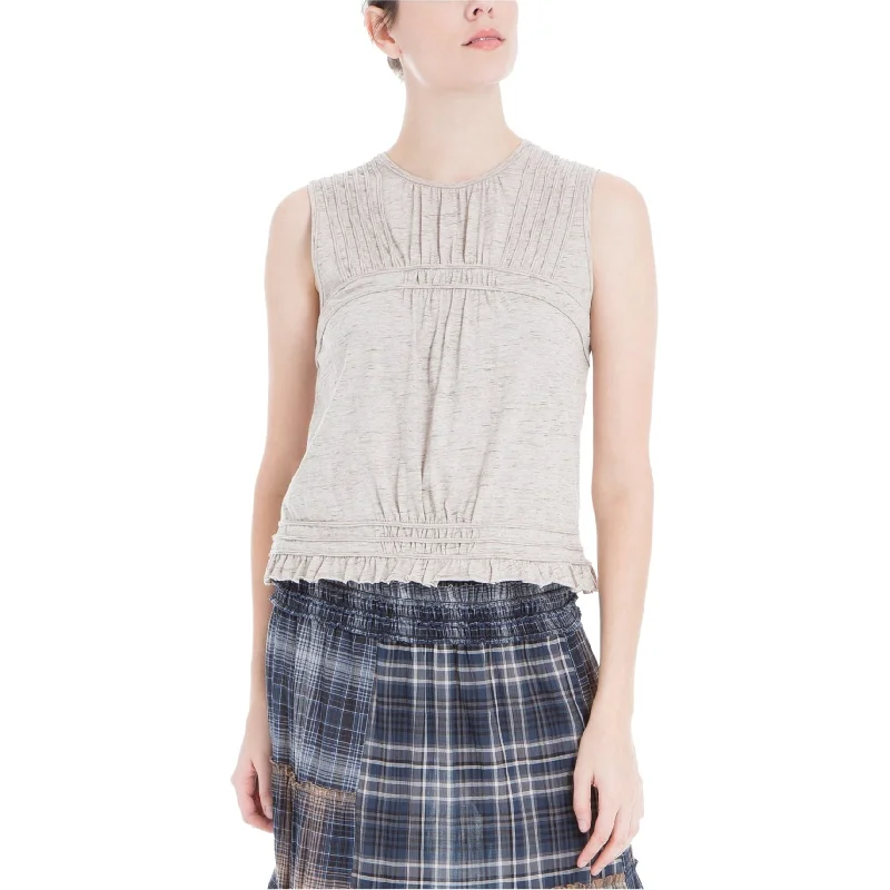 Max Studio London Womens Pleated Knit Blouse Sophisticated Women's 