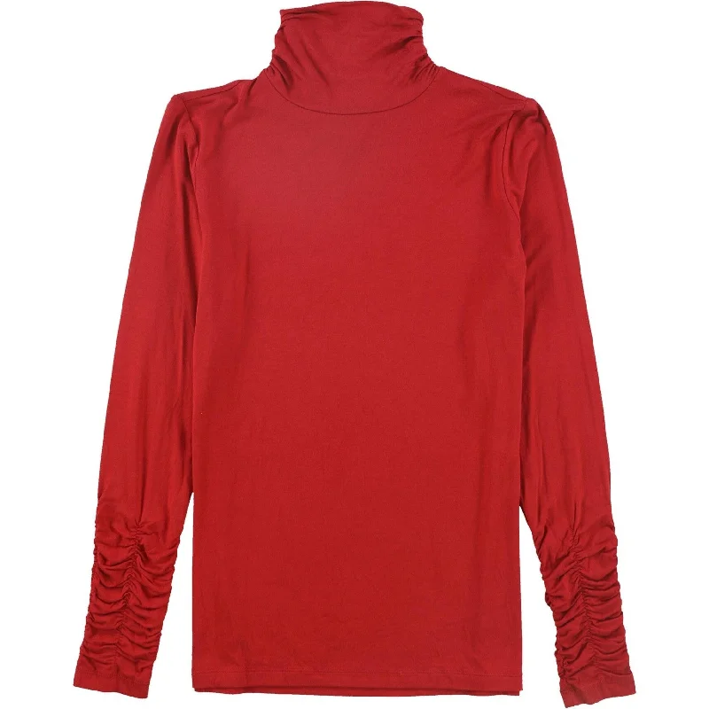 Alfani Womens Ruched Pullover Blouse, Red, X-Small Refined Women's Classic 