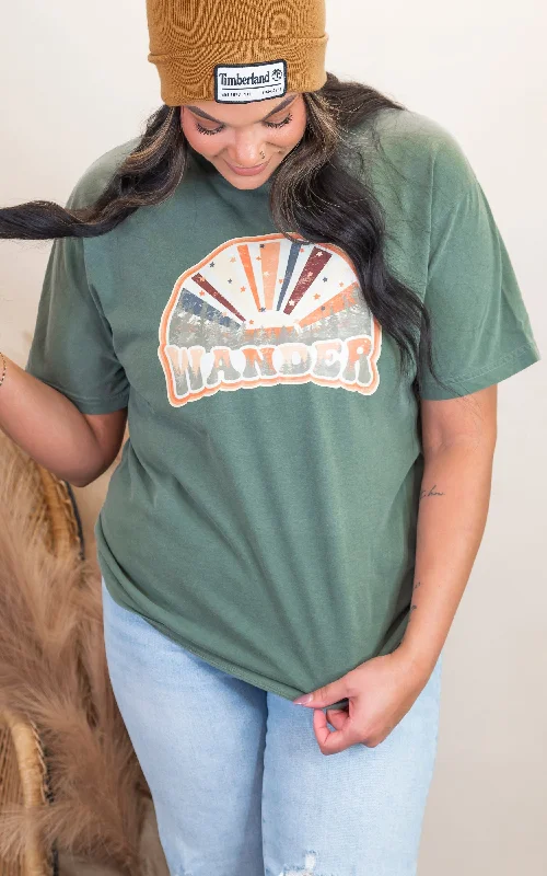 Wander Garment Dyed Graphic T-shirt Vacation
