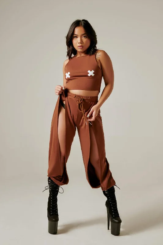 XX Crop Top - Mocha Modern Women's 