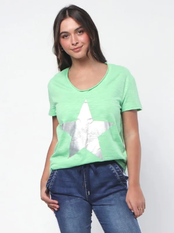 Star Tee - Green Refined Women's 