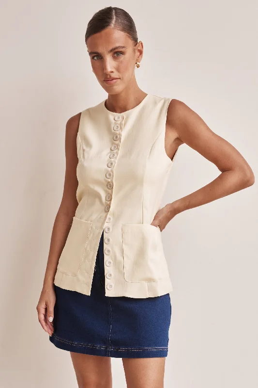 Scarlett Vest (Butter) Bold Women's Statement