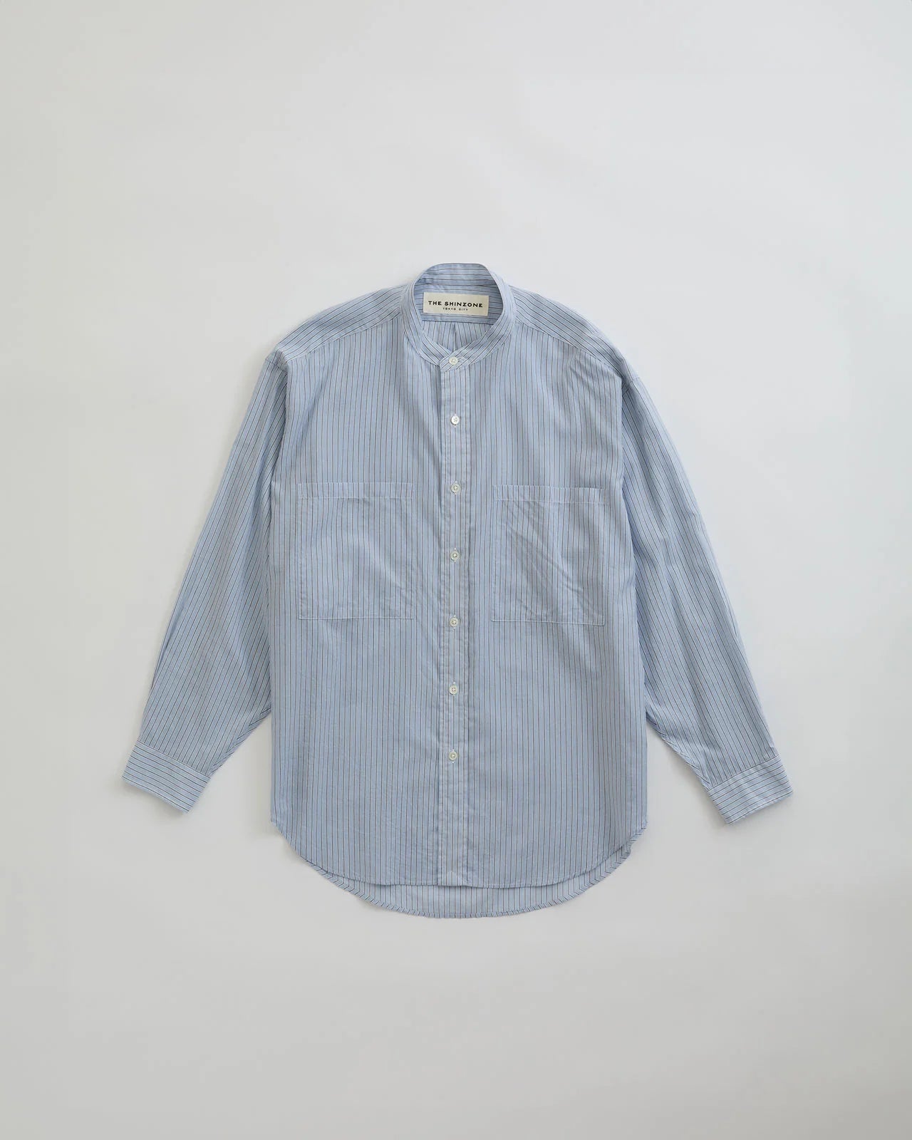 STAND COLLAR DADDY SHIRT British Gentlewoman Style