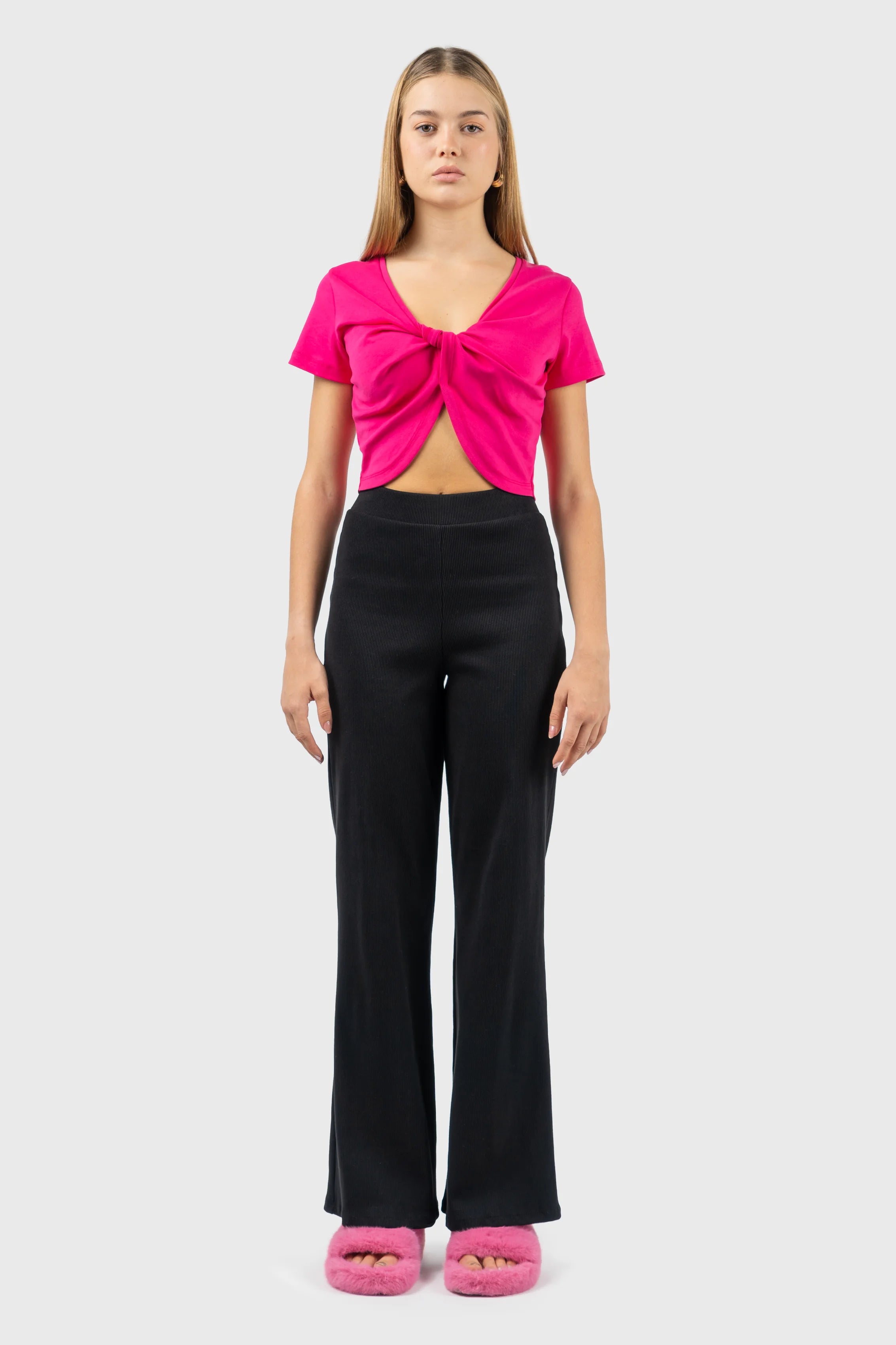 Top with Knotted Detail Traditional Women's 