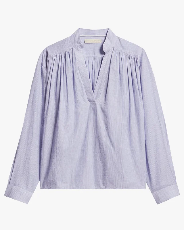 Calvin Striped Blouse Youthful Women's Pop