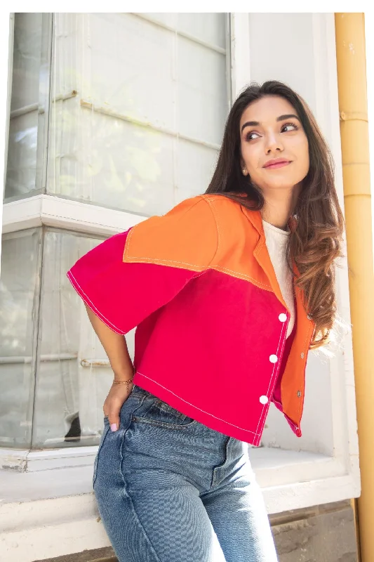 Crop Top (Double Shaded) British Gentlewoman Style