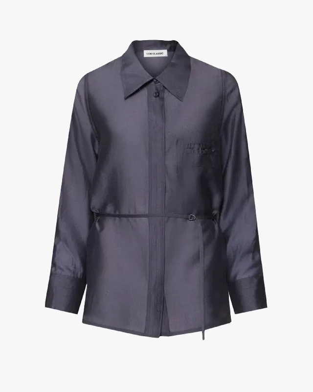 Sheer Back Strap Shirt Sporty Women's Athleisure 