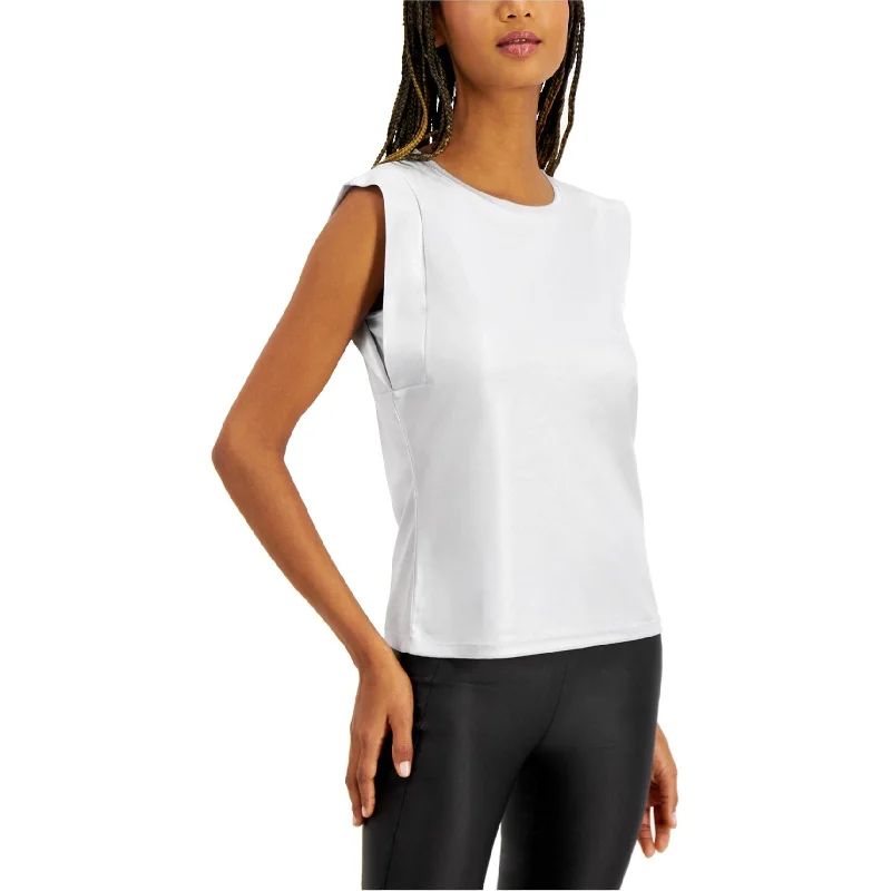 I-N-C Womens Shine Pullover Blouse Scandinavian