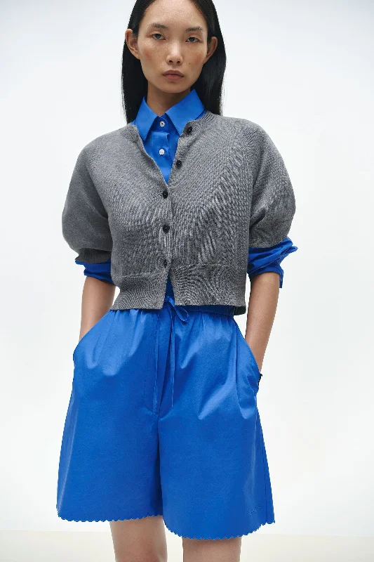 Cotton & Cashmere Knitted Top Sleek Women's 