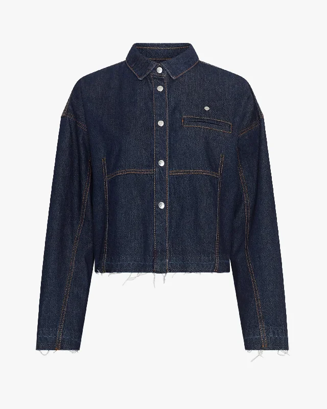 Bern Denim Released Hem Shirt Tough Women's Military - inspired