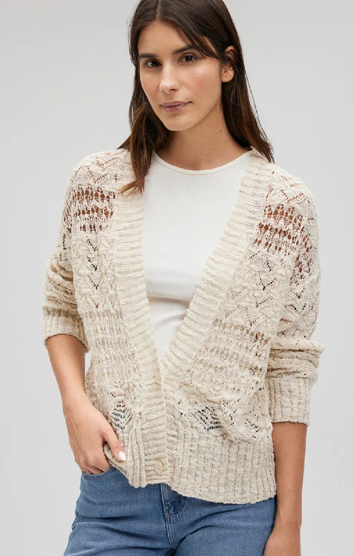WOVEN CARDIGAN SWEATER IN TOFU Bohemian Women's Free