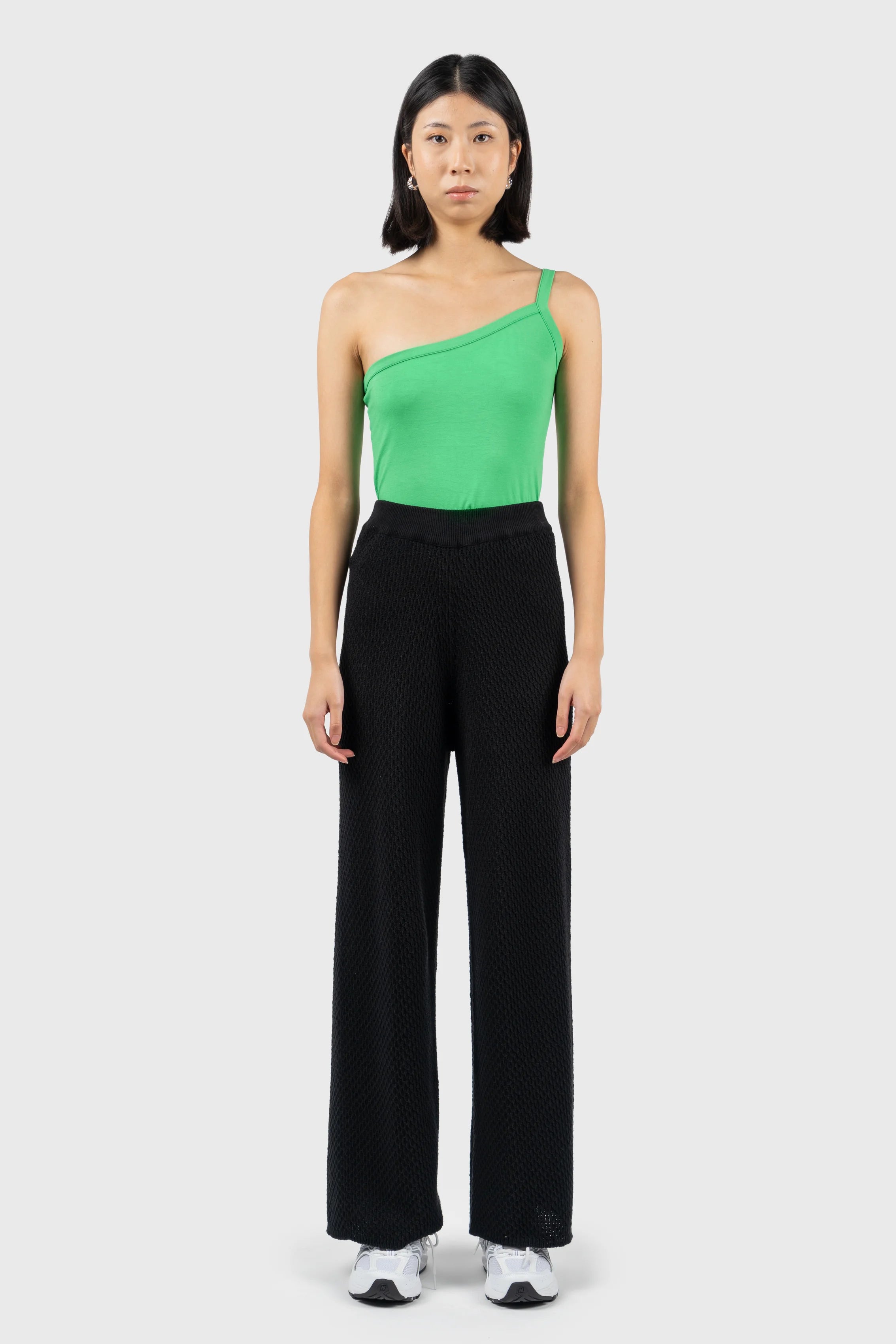 Asymmetric Strap Tank Top Elegant Women's 