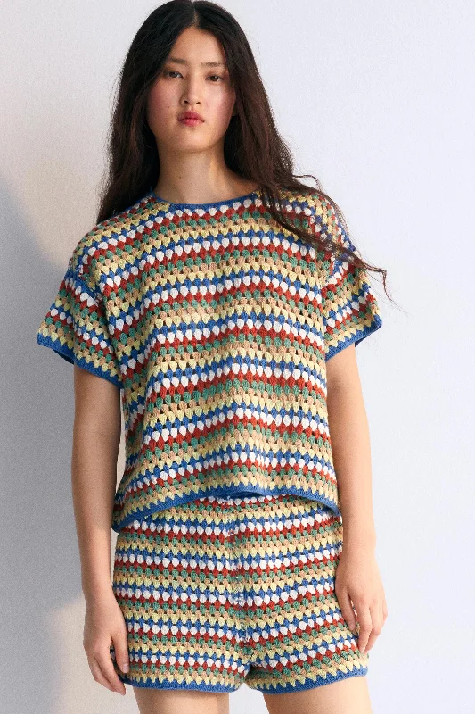 Serifos Cotton Crochet Jumper Confident Women's Power