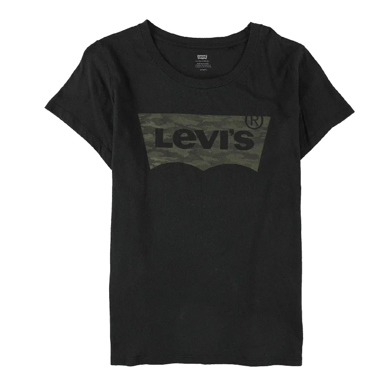 Levi's Womens Logo Graphic T-Shirt, Black, 1X Modern Women's 