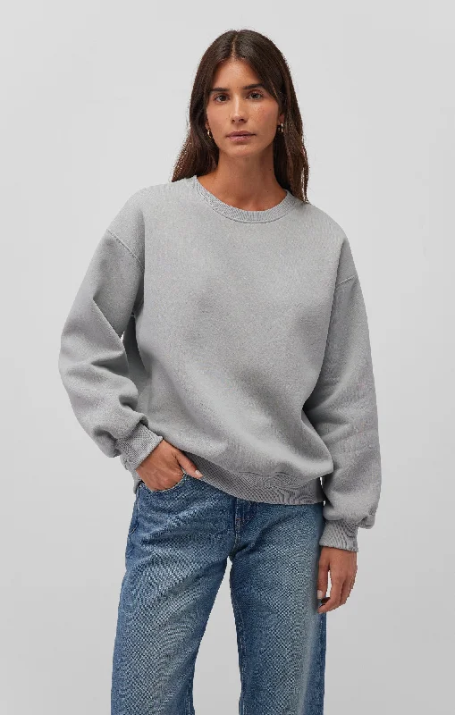 DROP SHOULDER SWEATSHIRT IN QUARRY Geometric