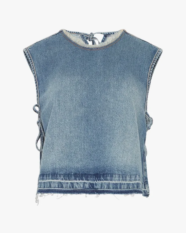 Lagos Denim Vest Artistic Women's Avant - 