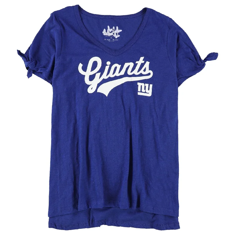 Touch Womens New York Giants Graphic T-Shirt, Blue, 1X Sporty Women's Tennis