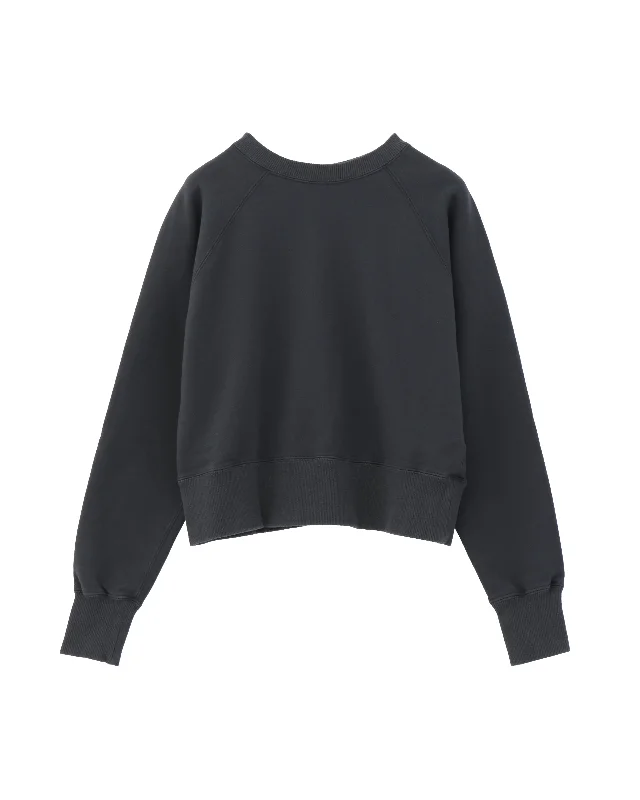コンパクトラグラン スウェットシャツ Sporty Women's Athleisure 
