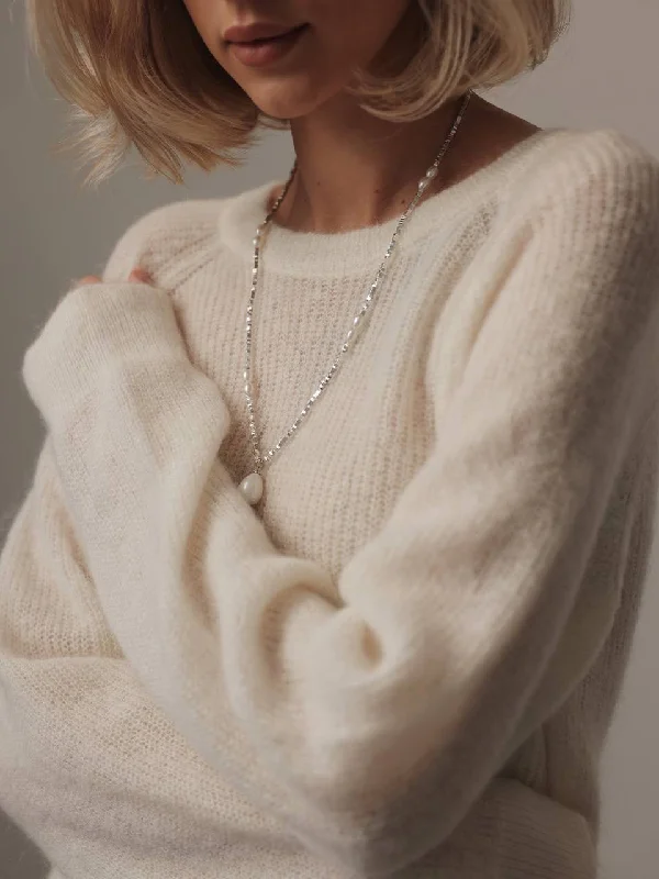 Soft Glow Knit Sweater Classic Women's Tweed