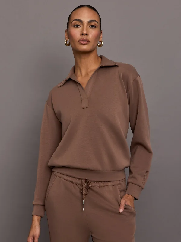 Ultra Soft Logo Sweatshirt - Toffee Women