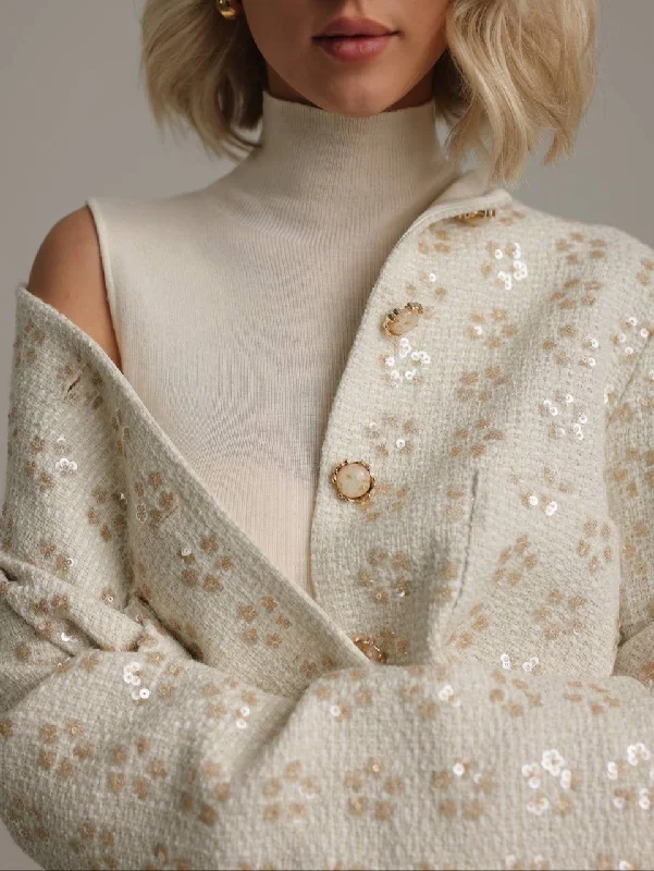 Ivory Whisper Knit Cozy Women's Winter