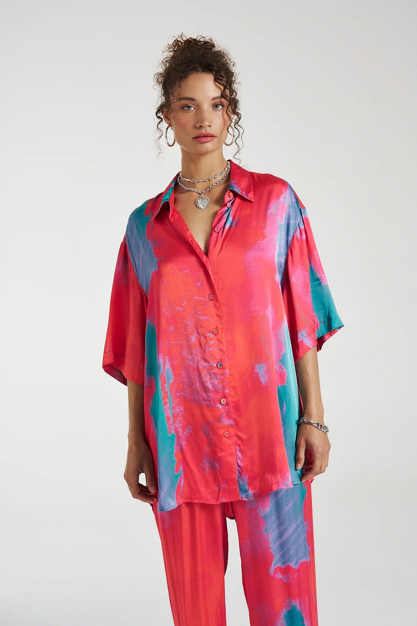 BIG SHIRT - VERONA Stylish Women's Tropical 