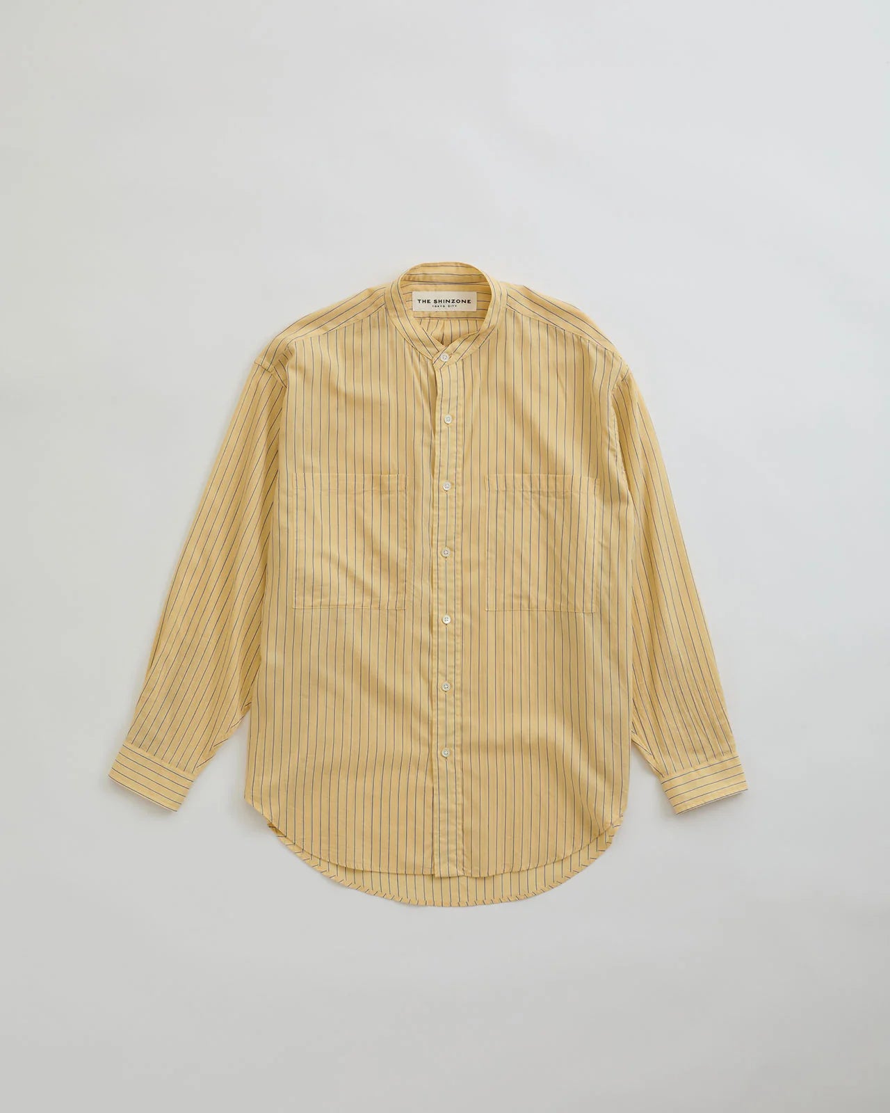 STAND COLLAR DADDY SHIRT Streetwear Style for 