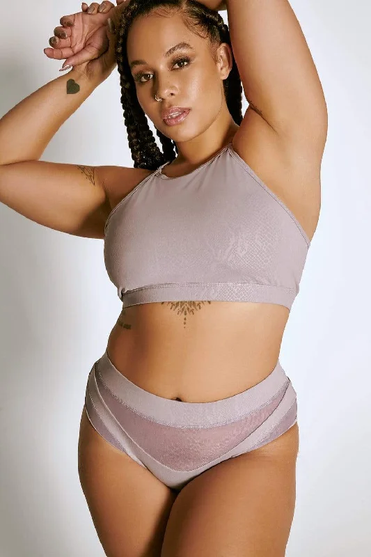 Selene Top - Lilac Snake Tough Women's Military - inspired