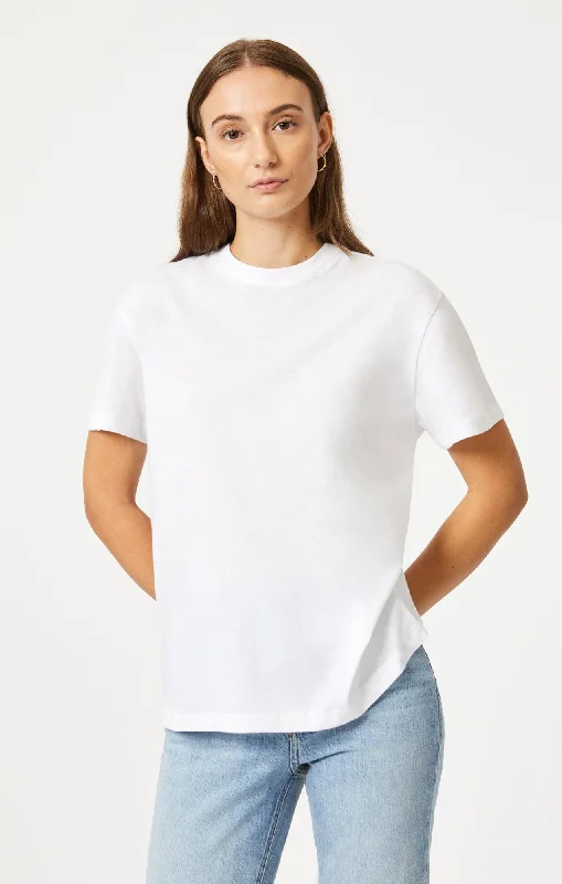 CREW NECK T-SHIRT IN WHITE Vacation