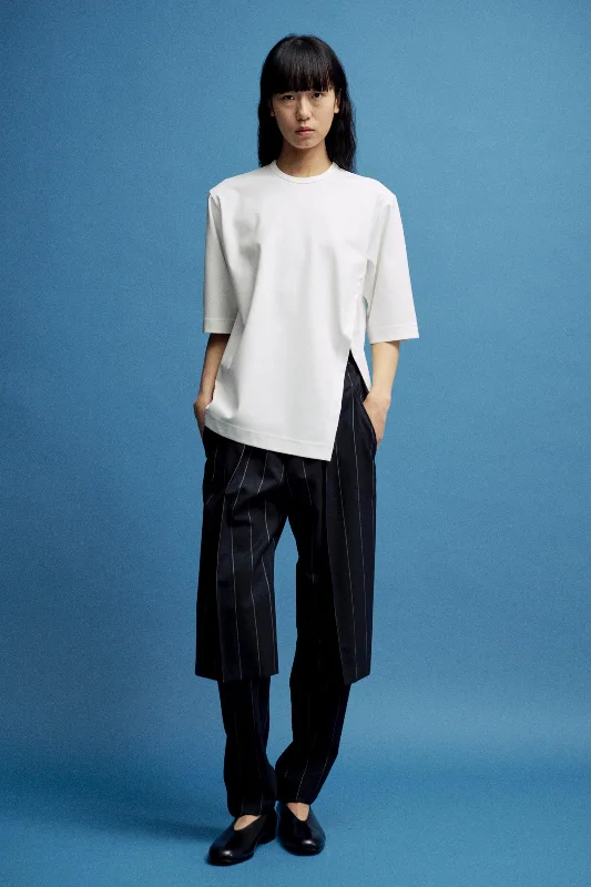 Trimming Half-Sleeve Cotton T-Shirt Feminine Women's Soft 