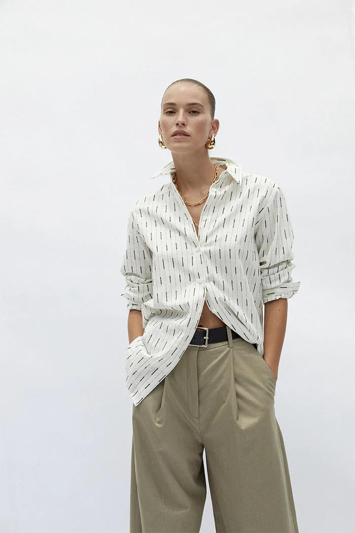 Atlas Shirt in White Confident Women's Power