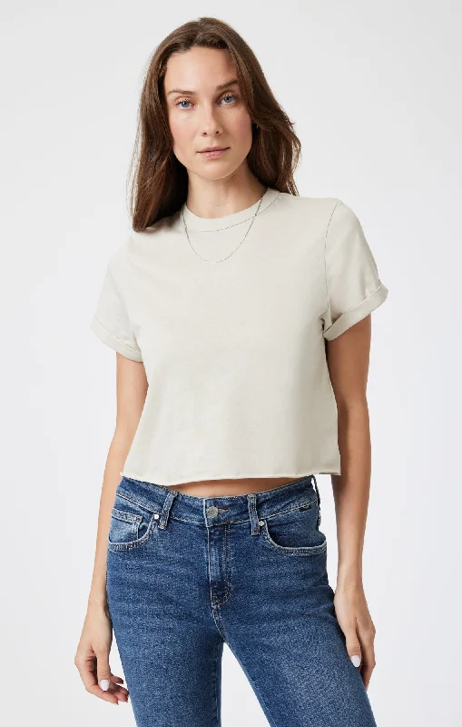 CROPPED T-SHIRT IN MOONSTRUCK Refined Women's 