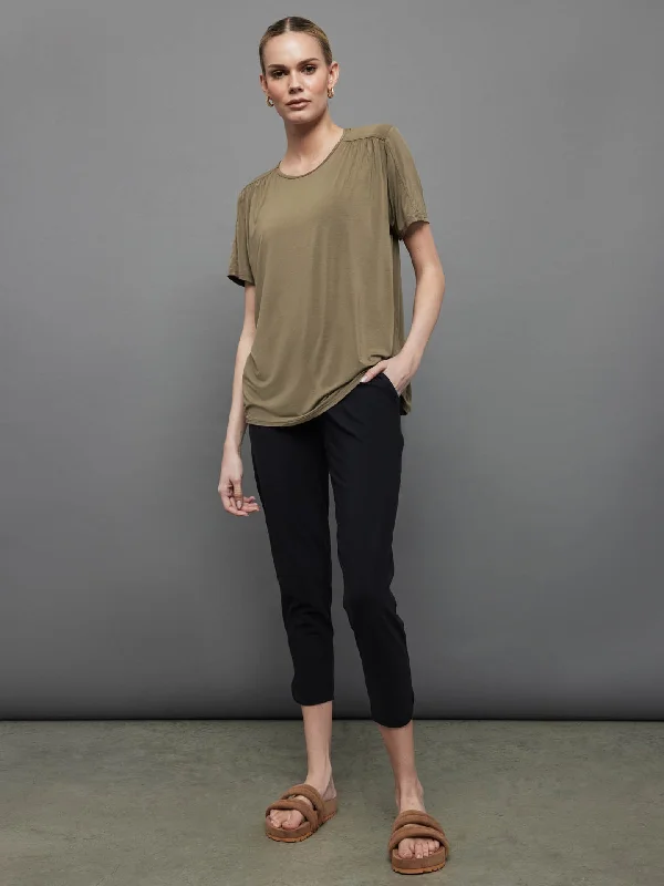 Frankie Tee - OLIVE Bold Women's Animal Print