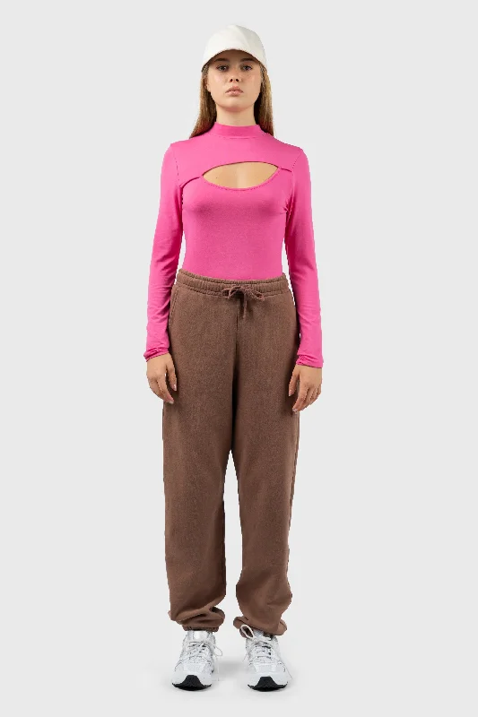 Cut Out High Neck Top Disco