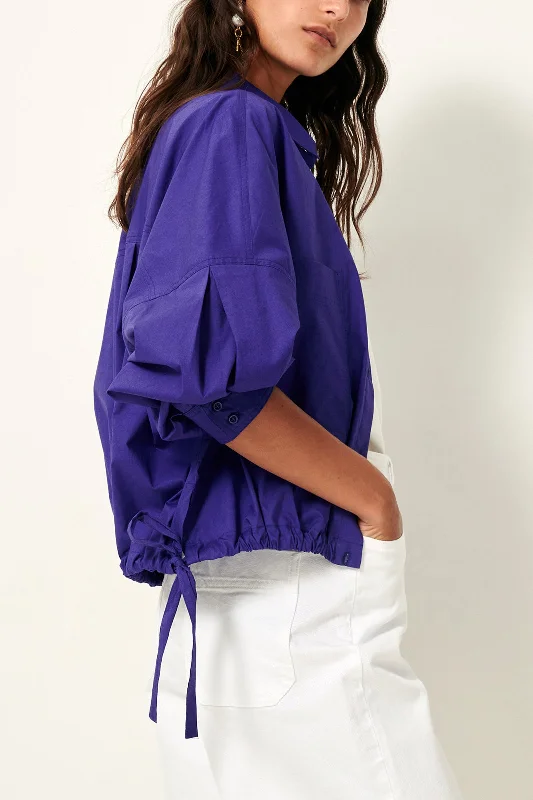 Cazaba Cotton Poplin Shirt Trendy Women's Oversized