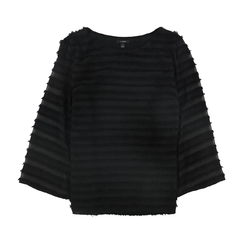 Alfani Womens Lantern-Sleeve Pullover Blouse Earthy Women's 